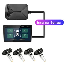 

Система контроля давления в шинах TPMS, для Android навигатора с 4 датчиками, 5 В, беспроводная передача
