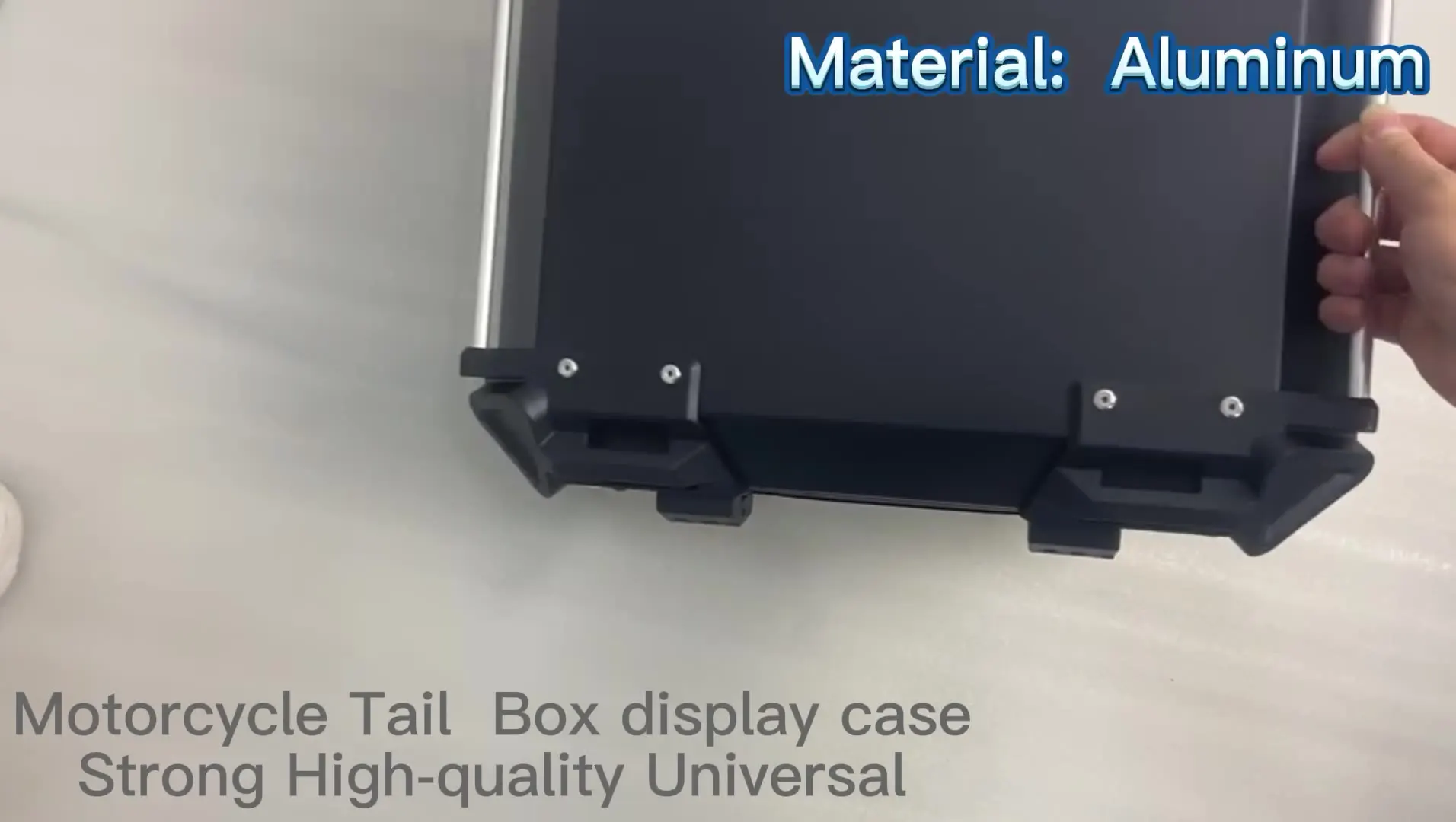 

Мотоциклетные аксессуары из алюминия и алюминия, верхний чехол для скутера, мотоциклетного заднего ящика