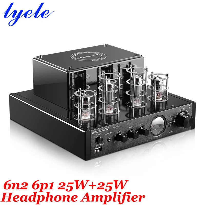 

Lyele Audio 6n2 6p1 Vacuum Tube Amplifier Headphone Amplifier Hifi Stereo High Power Audio 65w*2 Usb Player Bluetooth 4.2 Ac220v