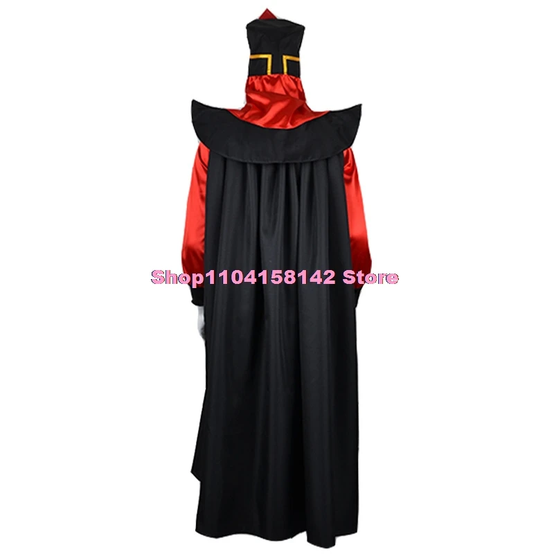 Jafar Косплей Костюм Взрослый Мужчина Женщина Арабские Ночи Аладдин Хэллоуин