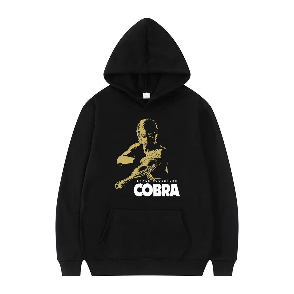 

Anime Space Adventure Cobra Send Couple Design Simple Print Winter Long Sleeve Thick Loose Casual Couple Hoodie High Street 2022