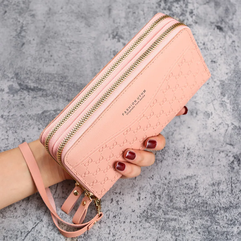 

Pu Leather Women Wallets Women Purses Fashion Long Zipper Women's Wallet Money Coin Holder Female Long Purse Female Purse Zipper