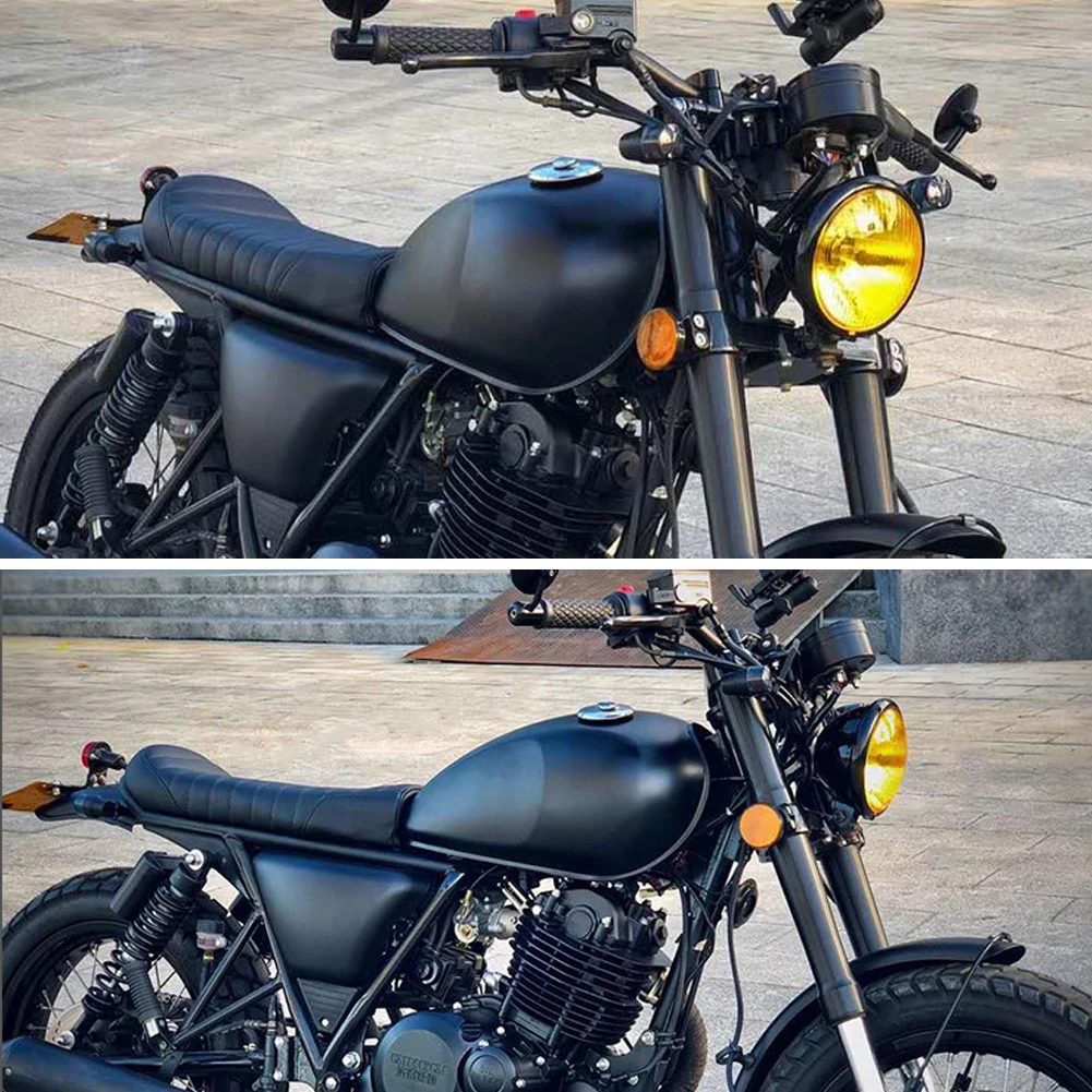 Винтажная металлическая мотоциклетная фара 5 дюймов с держателем и