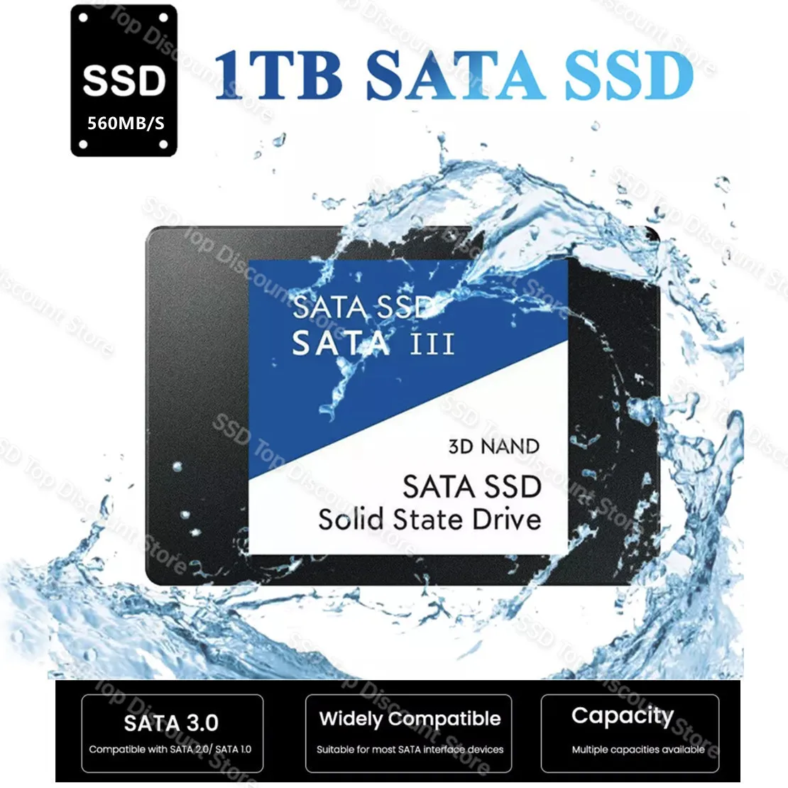 

2.5Inch 2TB SATA SSD High Speed SSD 4TB Internal SSD M.2 SATA Interface 1TB 8TB hdd Hard Drive For Laptop Computer Notebook ps5