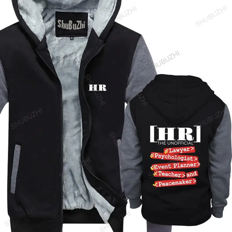 

warm coat men fleece hoody Human Resources Unofficial Roles jacket Spring Gents Personalized men winter sweatshirt drop shipping