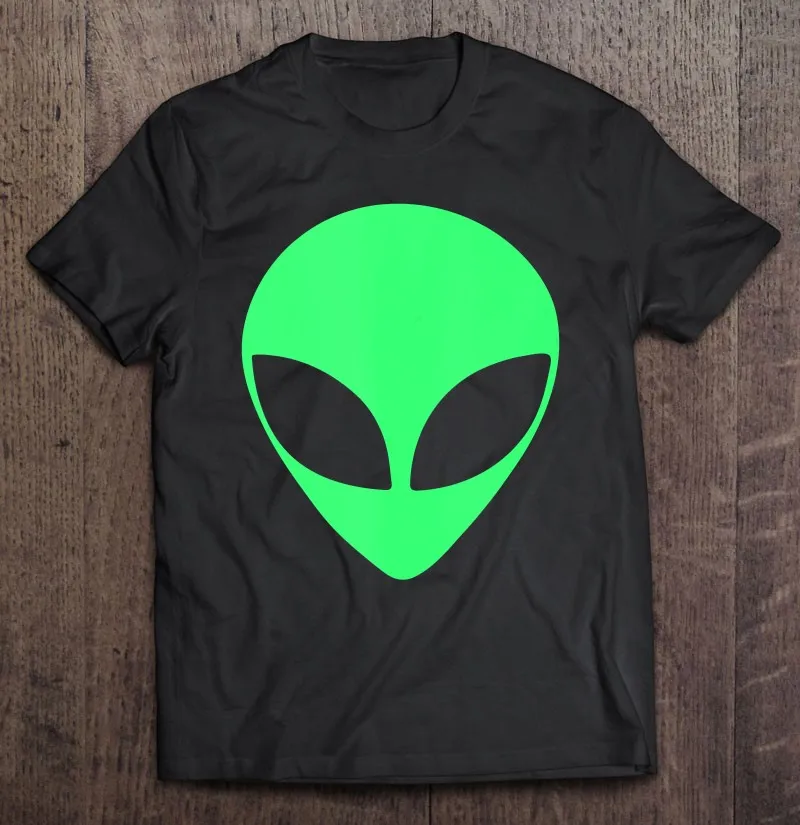 

Забавная футболка в стиле 90-х с зеленой головой инопланетянина, женская футболка оверсайз, футболки оверсайз, Мужская одежда, мужские футбо...