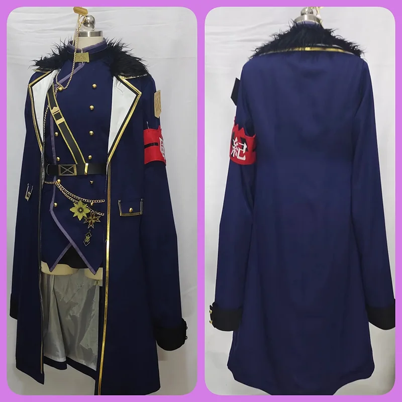 Игра Синий Архив Cos Sorasaki Hina Косплей Крутой Настроить Женский темно-синий