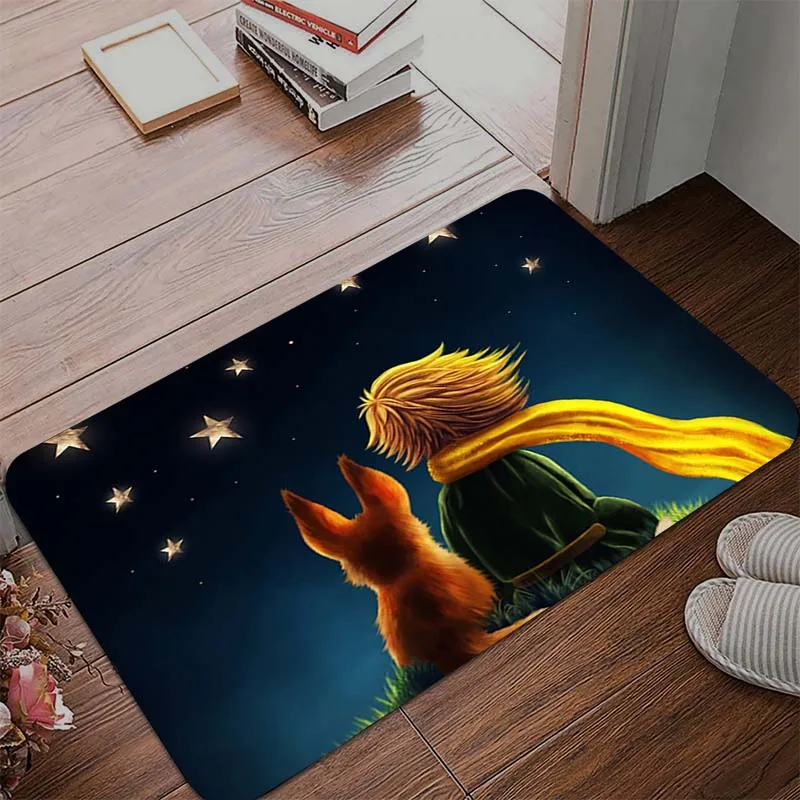 

Мультяшные сказочные коврики Little Prince, коврики для гостиной, мягкие коврики для ванной, декоративные коврики для комнаты, дверные коврики дл...