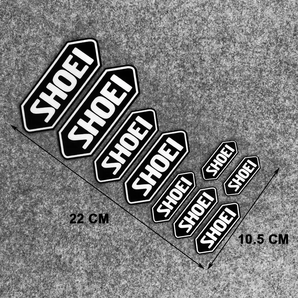 

Светоотражающий цвет, наклейка на шлем SHOEI, модификация мотоцикла, водонепроницаемое украшение, универсальные аксессуары