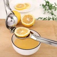 stainless steel manual juicer kitchen household small portable tool accessories lemon orange citrus fruit juicer clip orange