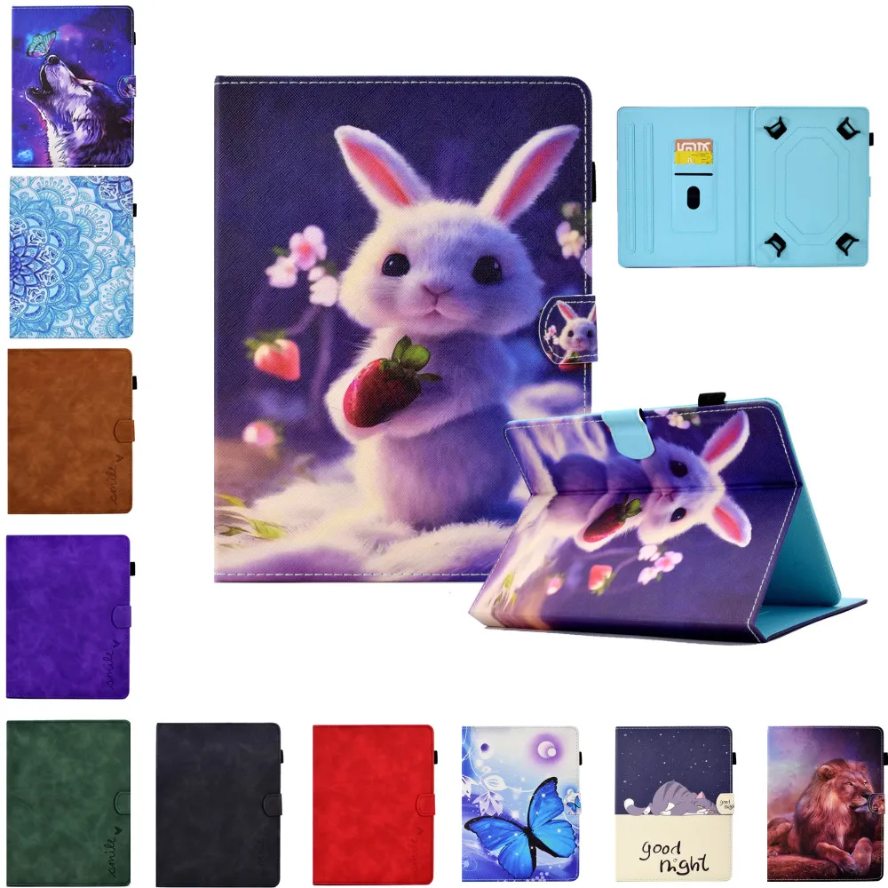 

Cute Cover for BQ Aquaris M10 Ubuntu Edition/Tesla 2 W10/E10 PIXUS Vision Joker Blast 10.1 10 Inch Tablet Universal Book Case