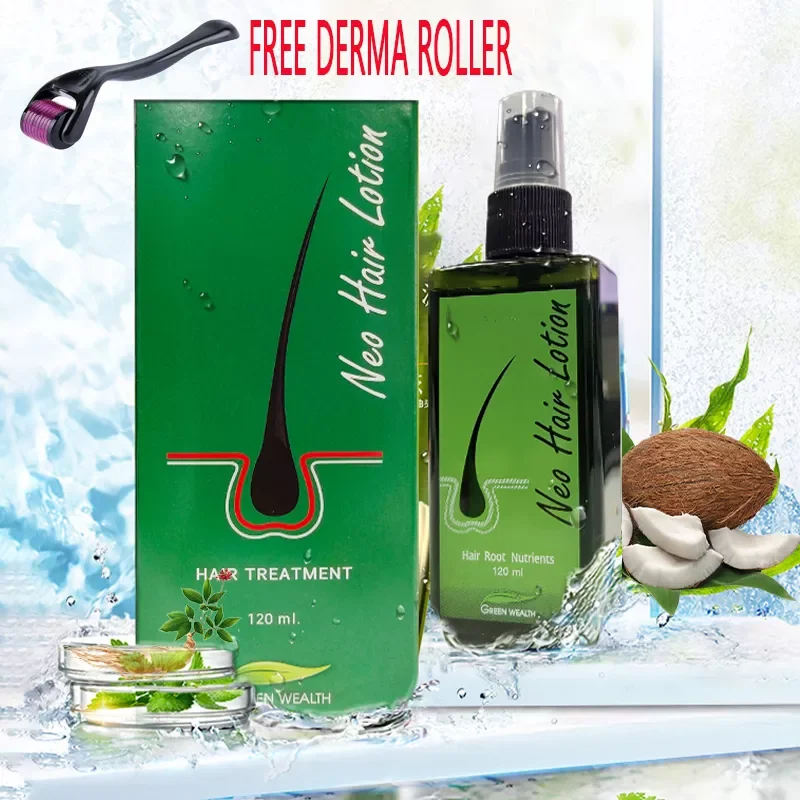 

NEW2023 Neo Hair Lotion Paradise Made in Thailand oil Spray for hair growth Longer Beard Anti Hair Loss Treatment Hair Regrowth