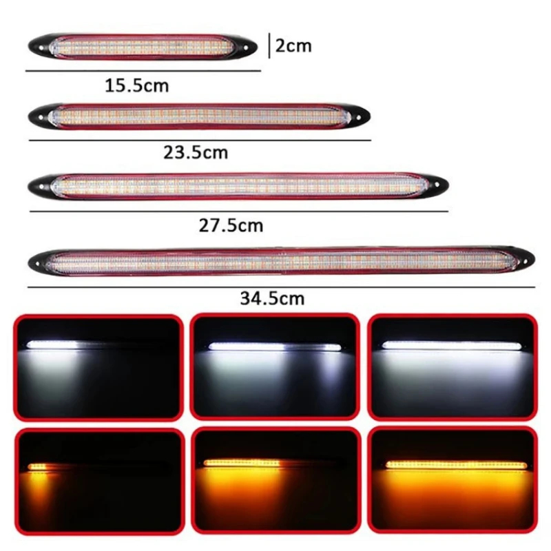 

Светодиодная лента, водонепроницаемая, желтая, 12 В, дневные ходовые огни