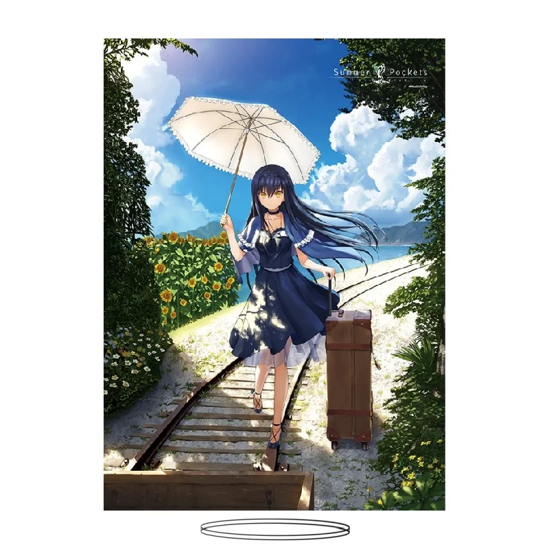 Фото Летние акриловые брелоки-подставки 15 см с персонажами Камоме Кушима Цумуги, Вендерс, Шизуку Мизуори, настольное украшение №4