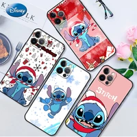 stitch style cute christmas case for iphone 13 12 mini 11 pro 7 8 xr x xs max 6 6s plus se 2022 tpu fitted capa soft phone cover