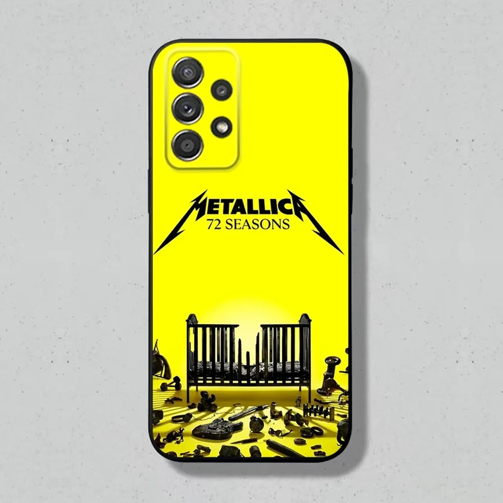 S-Seasons 72 M-Metallica Phone Case For Samsung S24 S23 S22 S21 S20 S10 S10E S9 Plus FE Note 20 Black Cover Shell