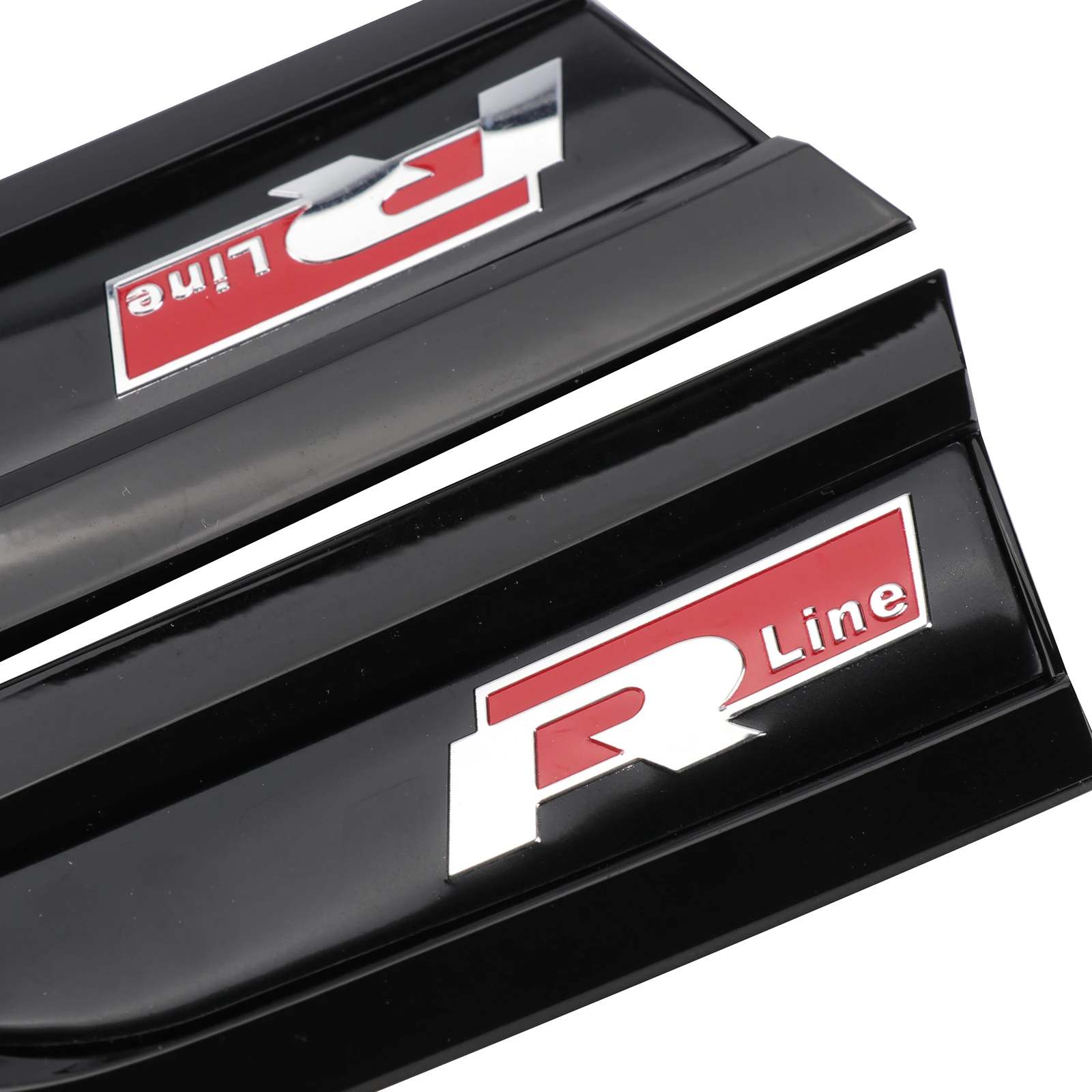4 комплекта черно-красная R линия боковое крыло значок на стиль тела для VW Volkswagen
