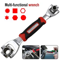 gowke wrench 48 in 1 tools socket works with spline bolts torx 360 degree 6 point universial furniture car repair 250mm