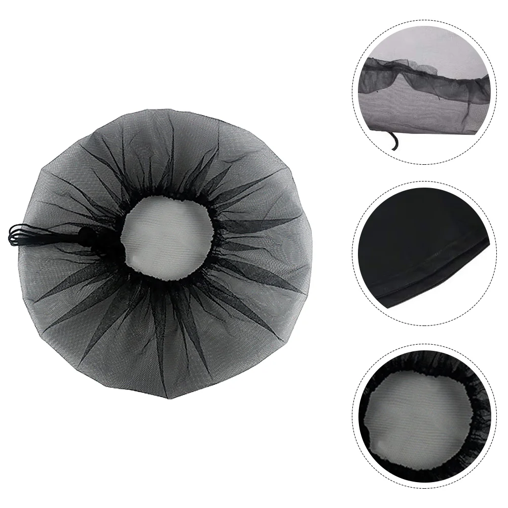 

Rainwater Collection Net Cover Bucket Hood Outdoor Insect-proof Black Protective Polyester Grille