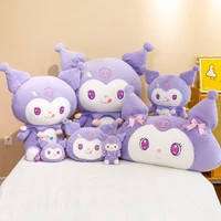 sanrio cartoon anime kawali kuromi mymelody pillow plush toys soft plush stuffed dolls for kids birthday christmas gifts