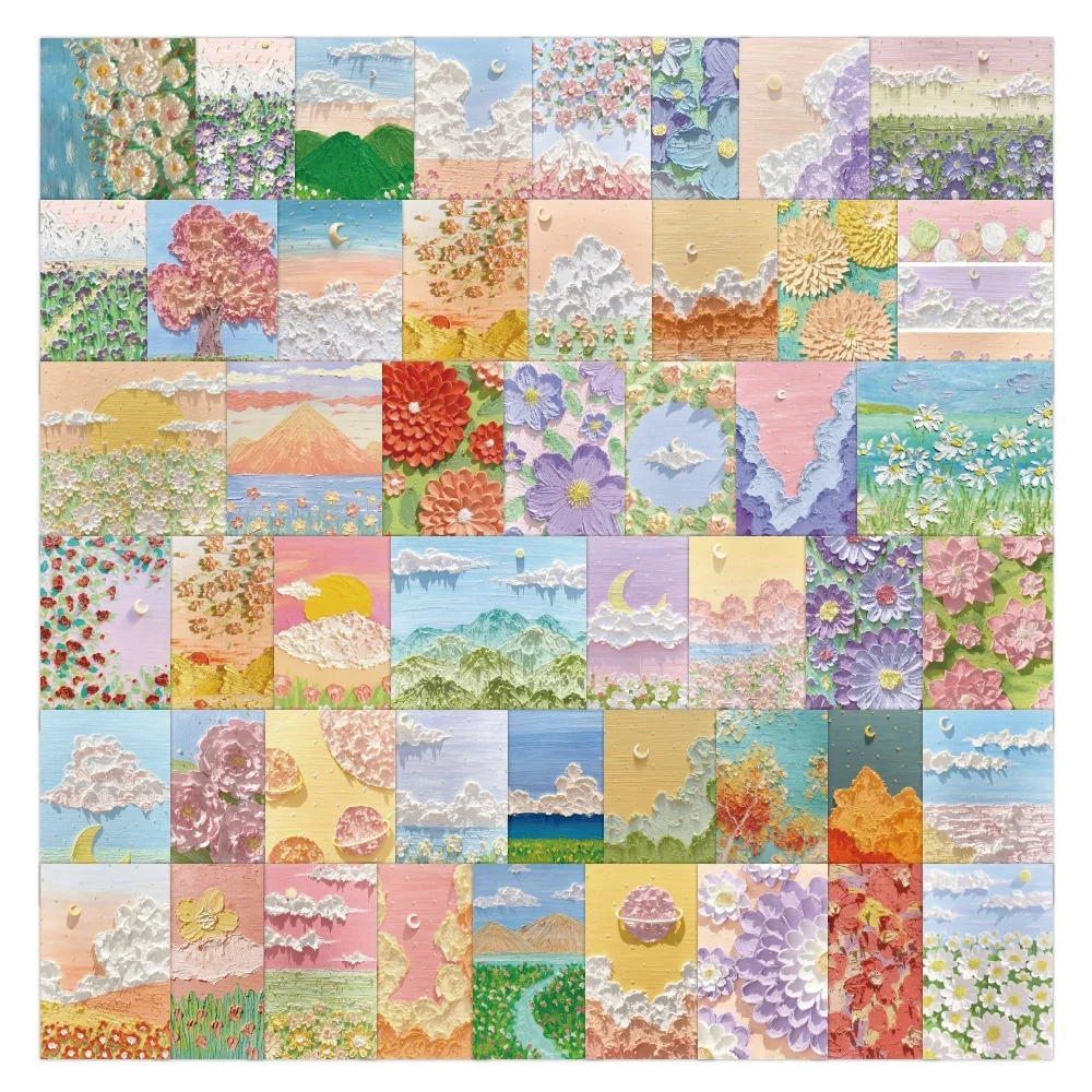 

10/30/50PCS New DIY Flower Cartoon Personality Creative Computer Luggage Water Cup Chair Decoration Waterproof Sticker Wholesale