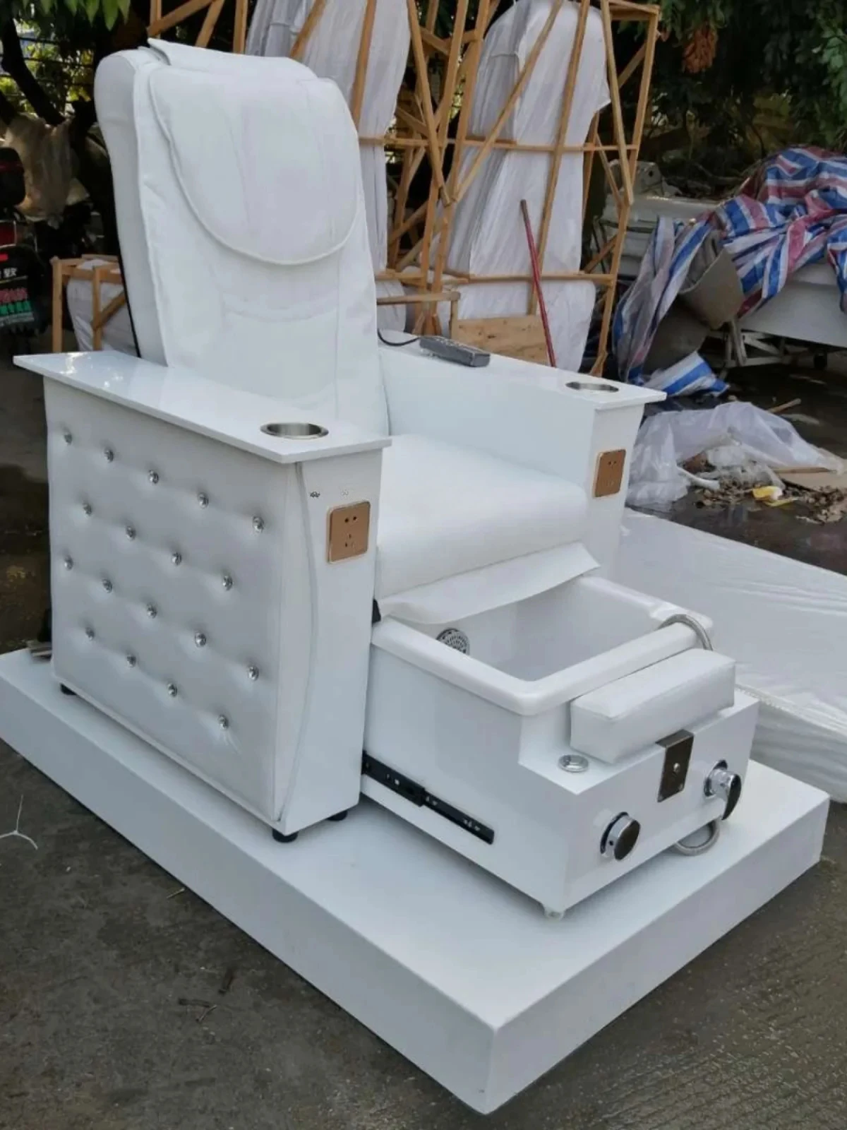 Ванна для ног диван красоты ногтей спа-массажное кресло отдыха электрическая