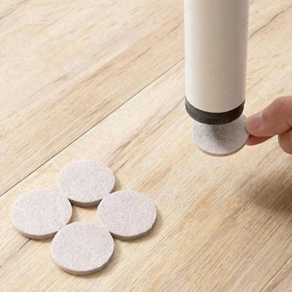 

100Pcs Furniture Foot Pads Table Feet Mats Shock-Absorber Self-Adhesive Felt Protector Pad Household Living Room Supply