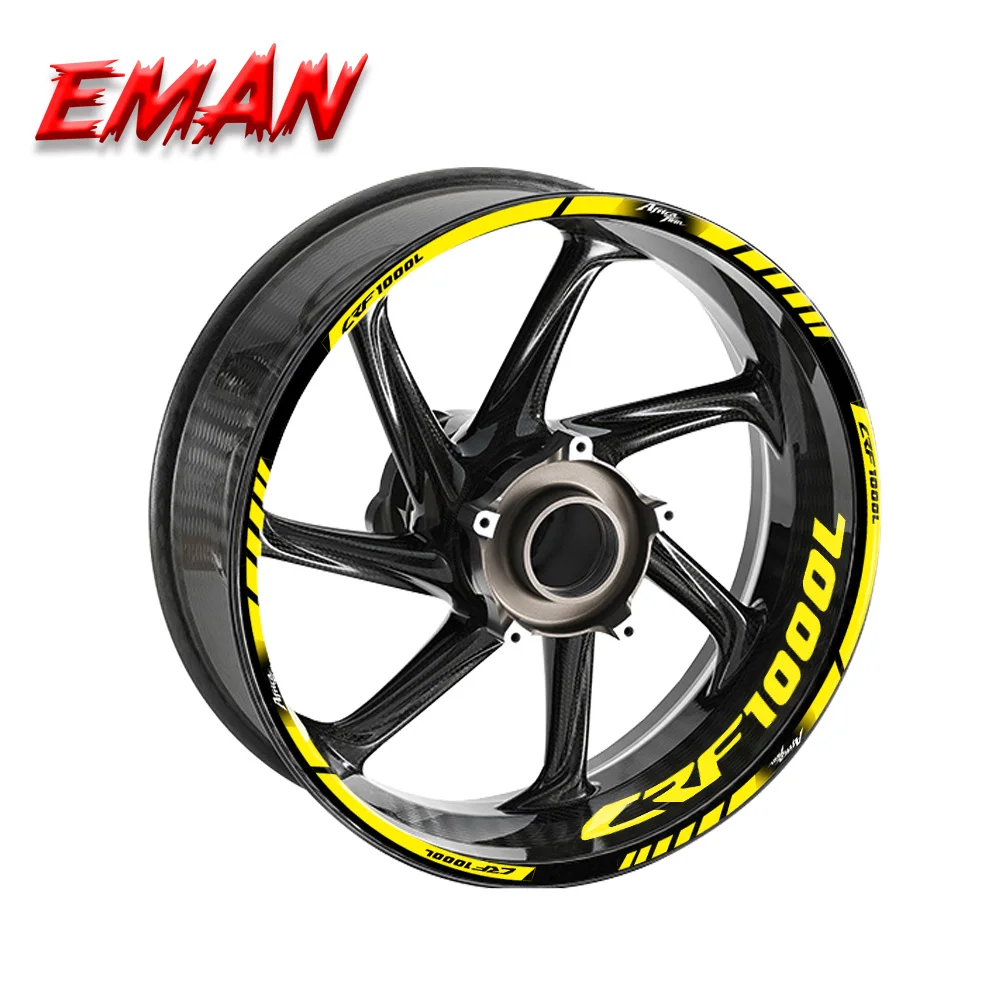 

CRF1000L Wheel Sticker Motorcycle Accessories Reflective Rim Stripe Front Rear Decal Cover Fits For Honda CRF 1000L Africa Twin