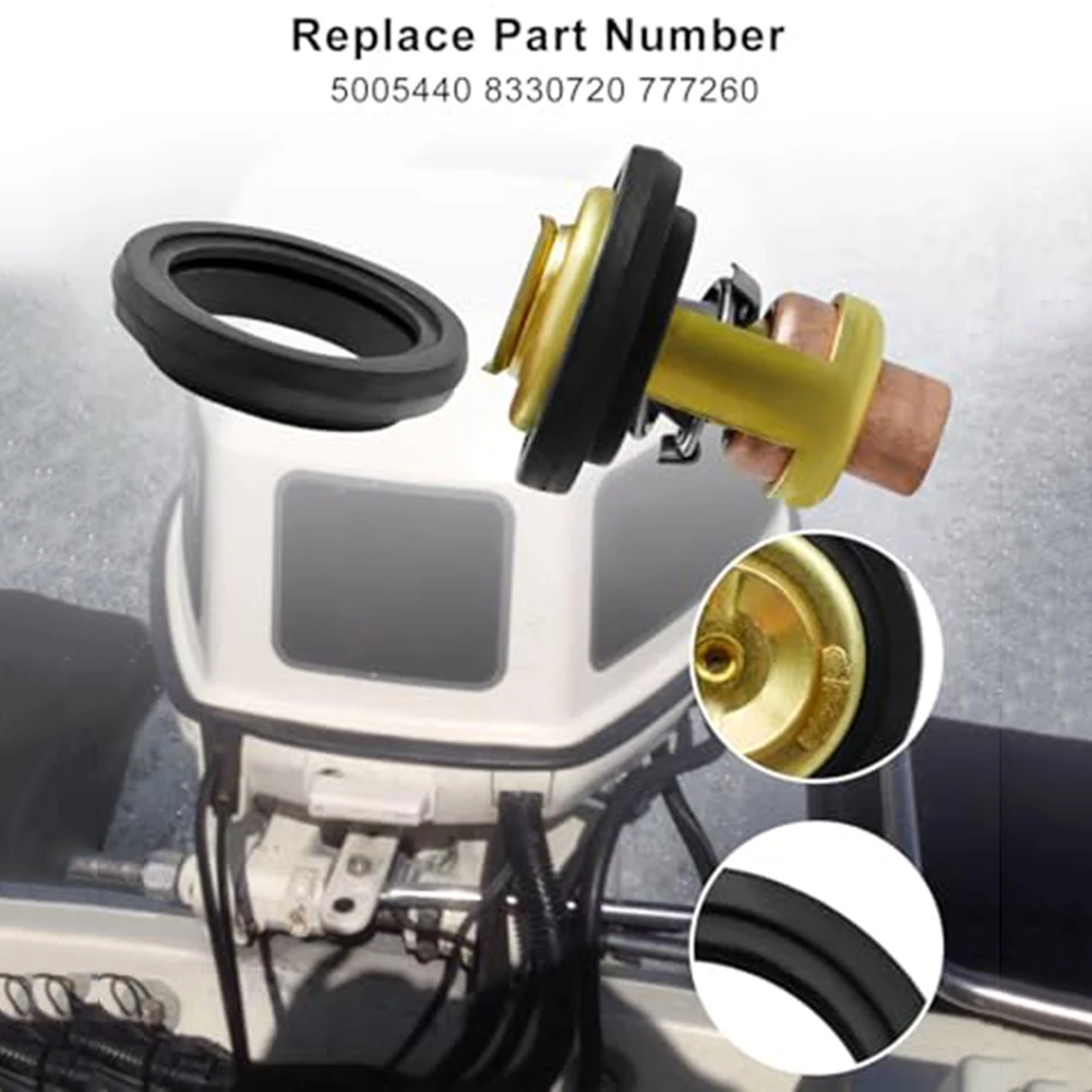 Термостат с прокладками для подвесных моторов Johnson Evinrude 5-235 5005440 8330720 777260 Детали