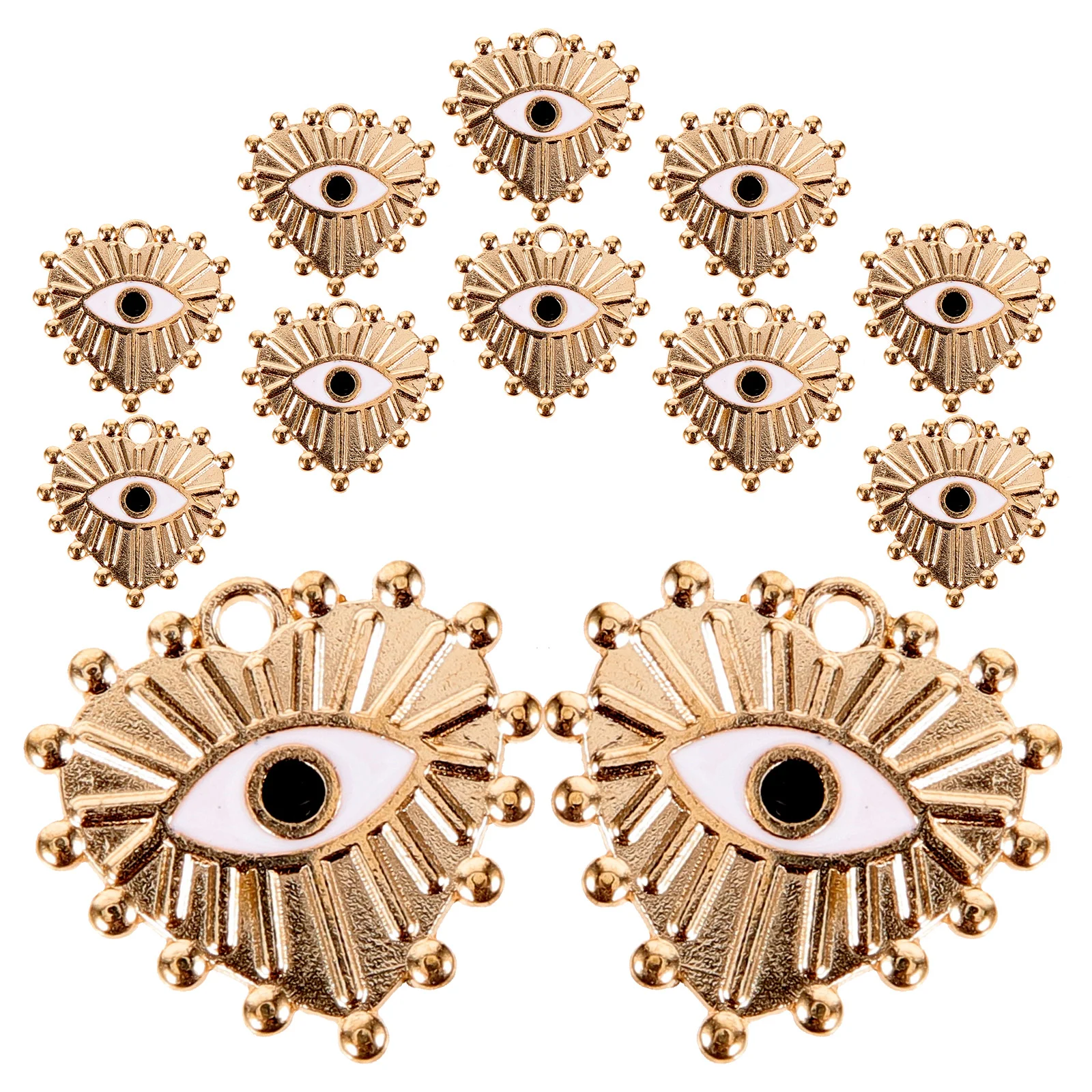 20 шт. аксессуары для сотовых телефонов DIY Ювелирные изделия из сплава Love Eye Oil