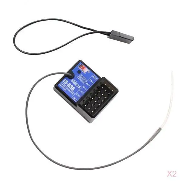 

2x FS-BS6 приемник 6CH 2,4G встроенный гироскоп для FS-GT5/IT4S передатчик