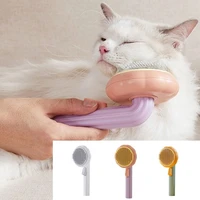 hairdressing tool fur cleaning remover pumpkin grooming comb pet hair brush pet hair trimmer cleaning slicker