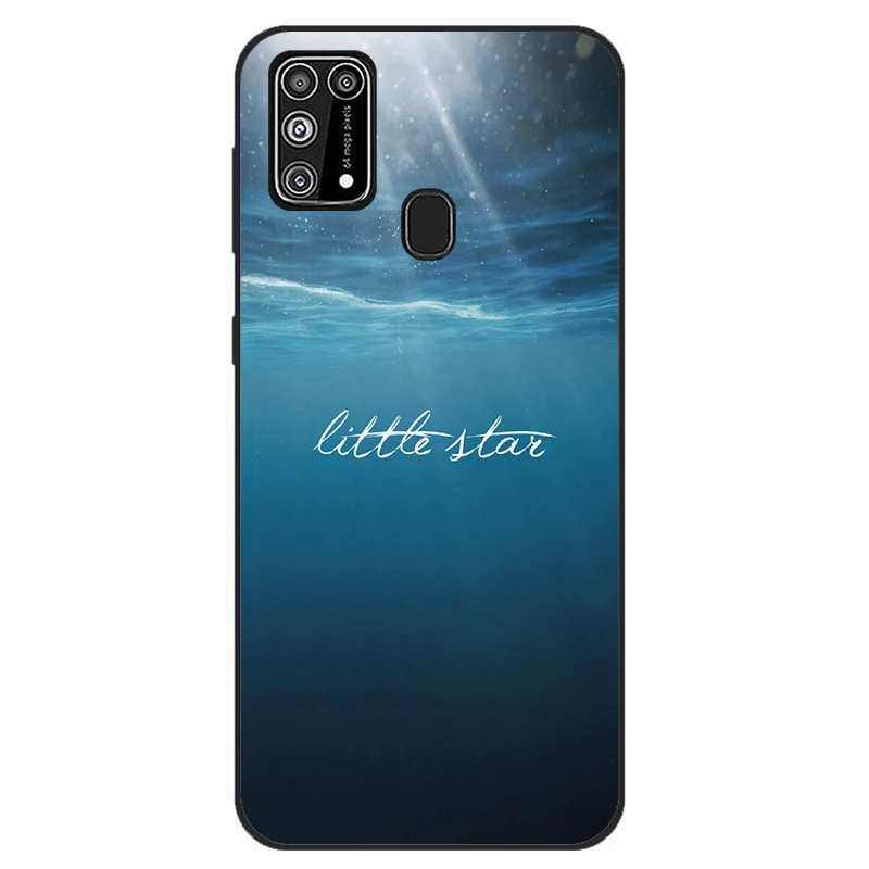 Чехол для Samsung Galaxy M31 силиконовая Мягкая задняя крышка из ТПУ чехлы телефонов