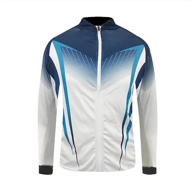 

CAWANFLY Men's Fishing Shirt Quarter Zip Outdoor Long Sleeve Quick Dry Breathable Top Autumn / Fall Spring Athleisure Fishing Ou