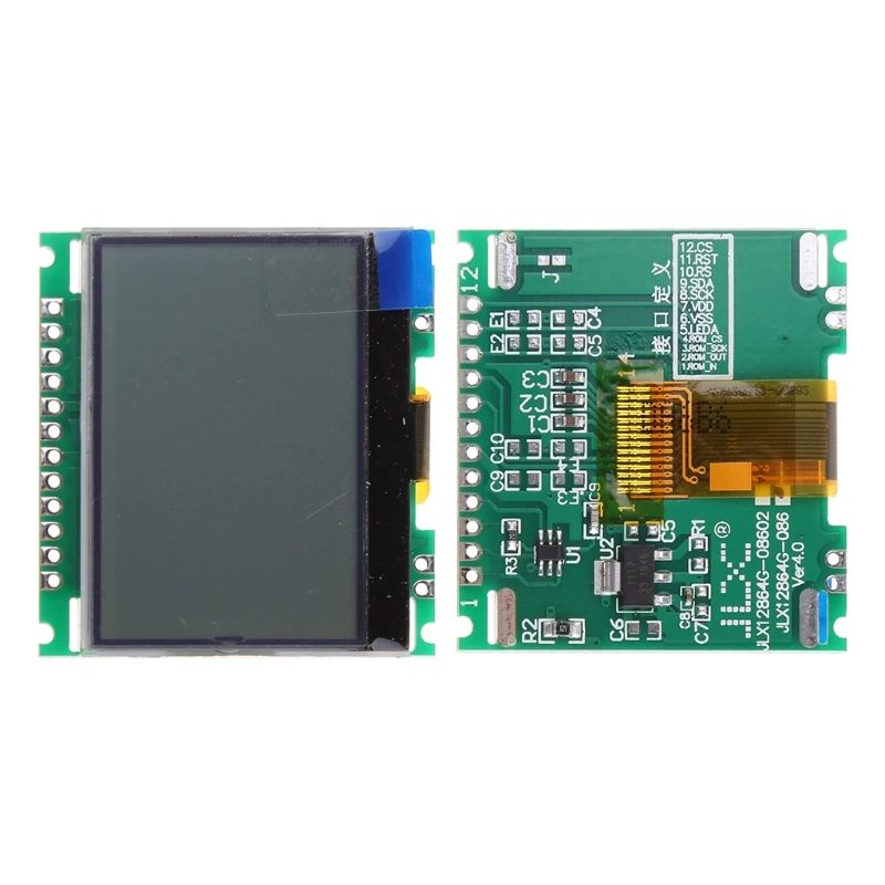 

E9LB 12864 128X64 Serial SPI Graphic COG LCD Module Display Screen Build-in LCM