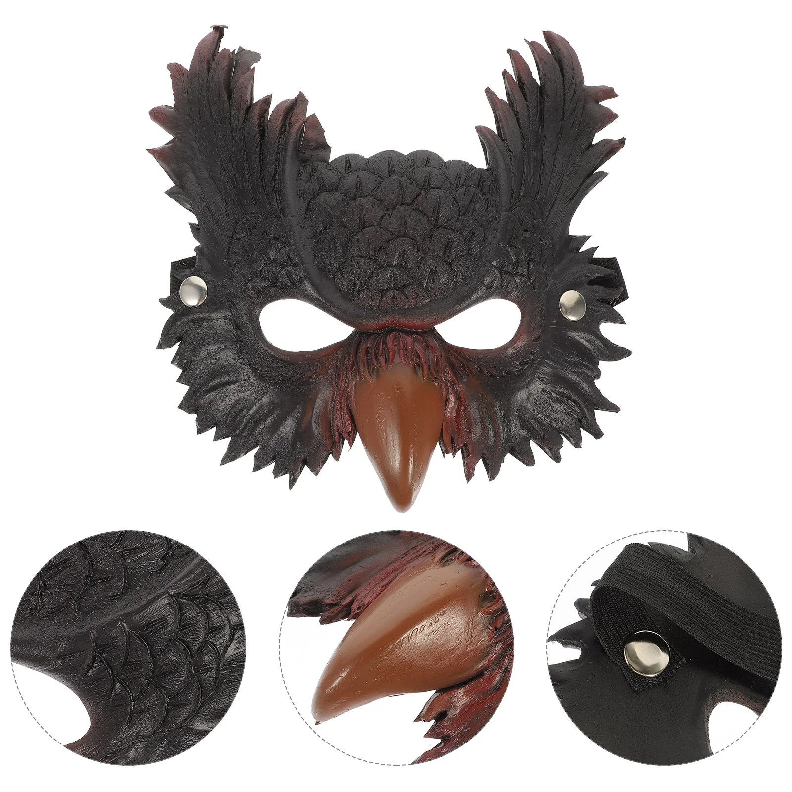 

Masquerade Costume Party Decor Makeup Disfraces Halloween Holiday Mask Non-woven Fabric Cosplay