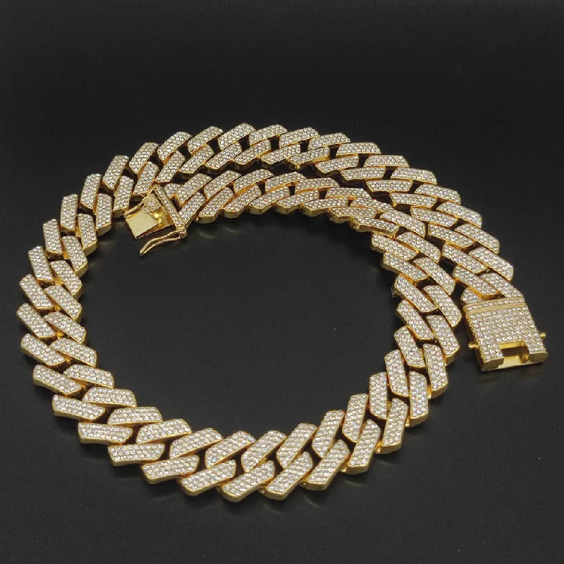 

Цепочка кубинская в европейском и американском стиле, взрывная трехрядная цепь Майами, рандомное колье в стиле хип-хоп, подарок на день рожд...