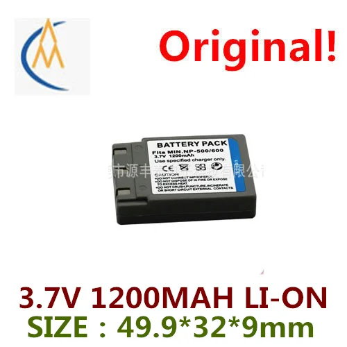 

Applicable to Minolta g400 G500 G600 g530 kd-310z np-500 np-600 lb4 battery, recharged for 1100 times, with protection board