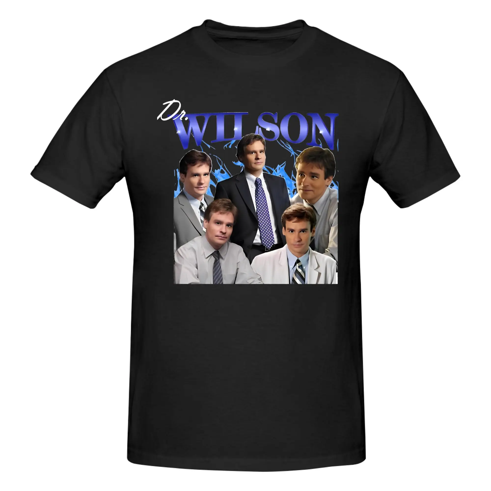 Футболка Dr Wilson House MD для мужчин и женщин винтажная хлопковая футболка с круглым