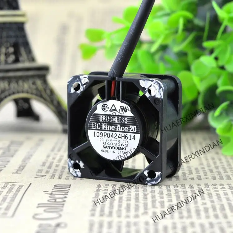 Новый комплект охлаждающих вентиляторов 4 см 109P0424H614 24 В 0.07A40*40*20