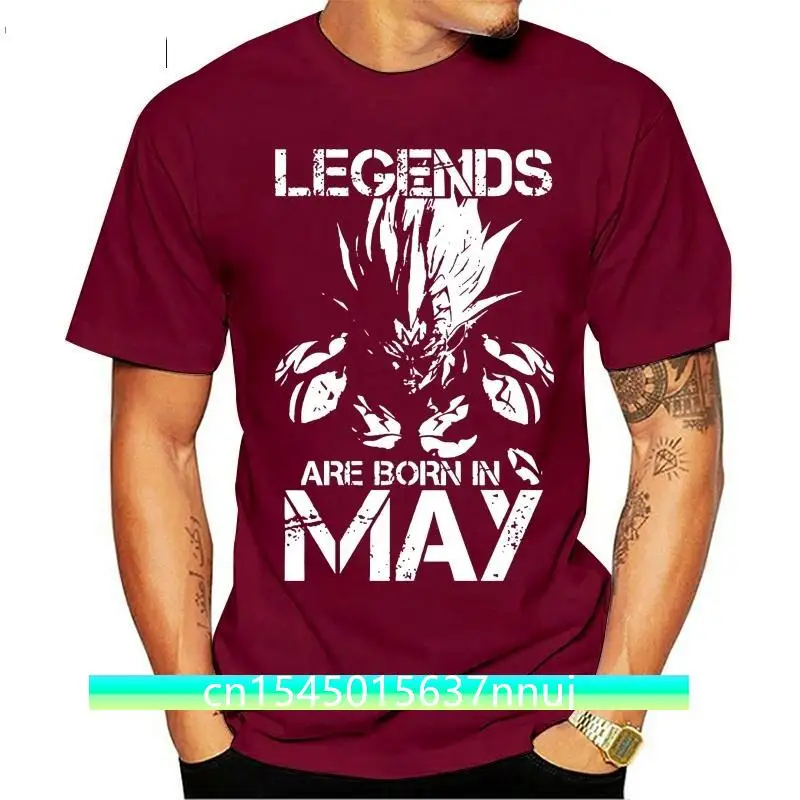 

Men T Shirt Legends are born in May Songoku Women t-shirt