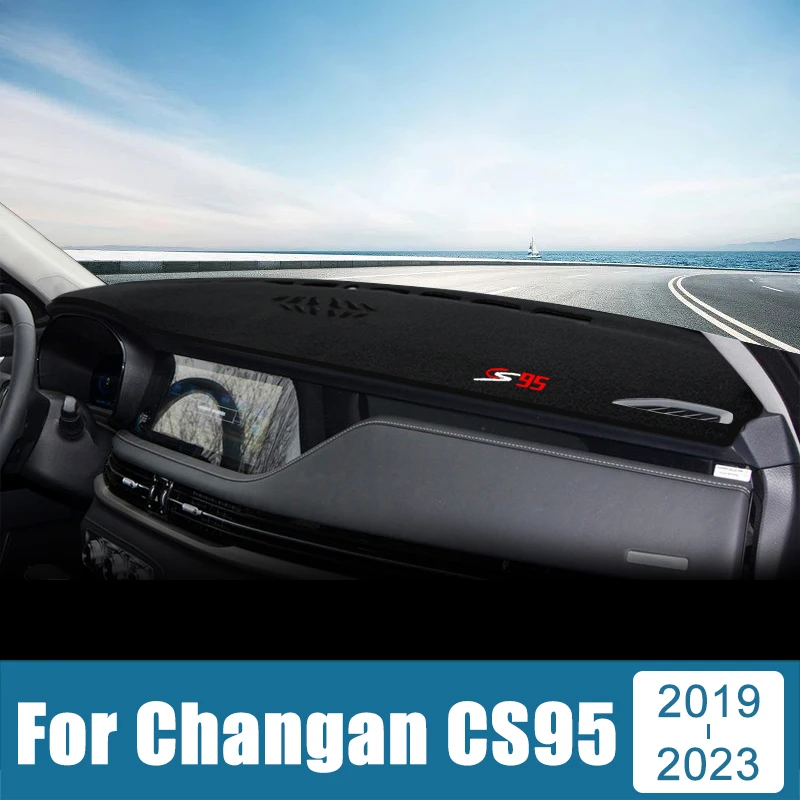 

Car Accessories For Changan CS95 2019 2020 2021 2022 2023 Dashboard Cover Avoid Light Pad Sun Shade Anti-UV Carpets Case Mat
