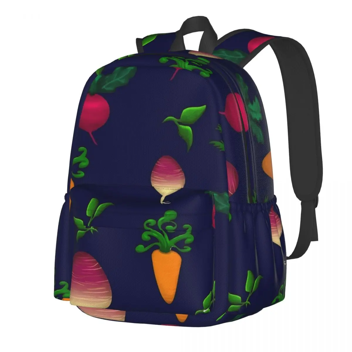 

Radishes Print Backpack Veggie Garden Streetwear Backpacks Male Workout Durable School Bags Design Rucksack