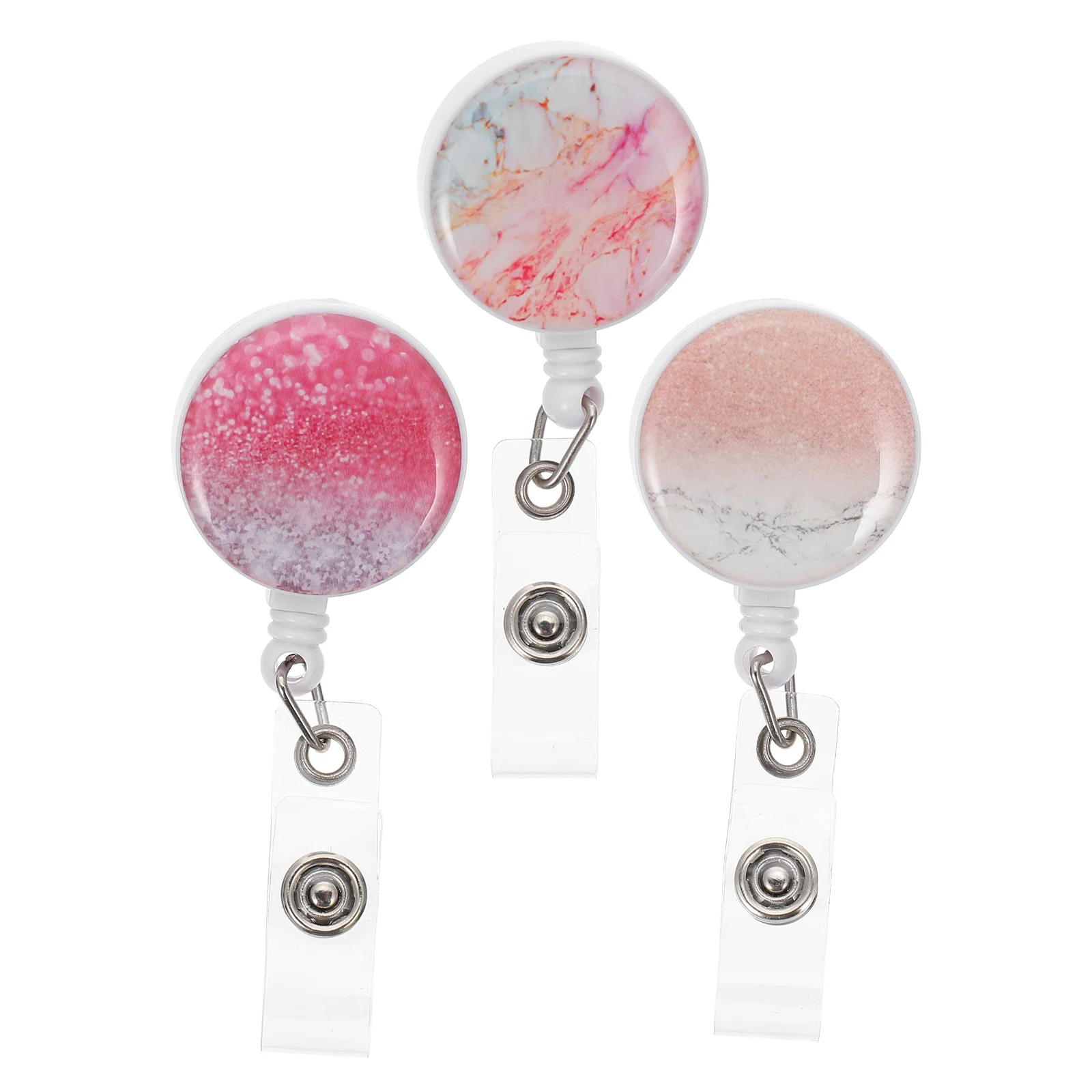 

Easy-to-pull Badge Delicate Reels Card Cover Retractable Hanging Clip Holder Nurse Badges