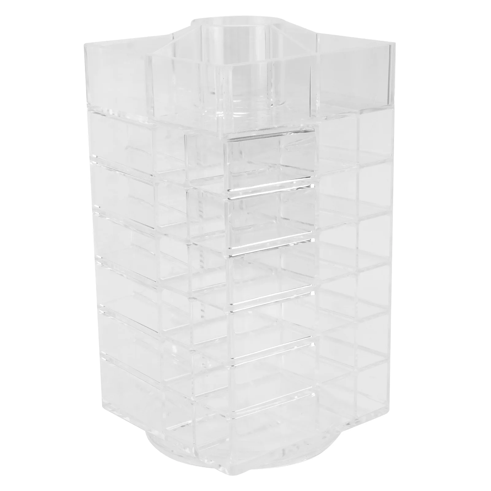 

Rack Holder Lipstick Organizer Lip Gloss Display Makeup Case Lipgloss Storage Carousel Nail Polish Container Shelf Bathroom