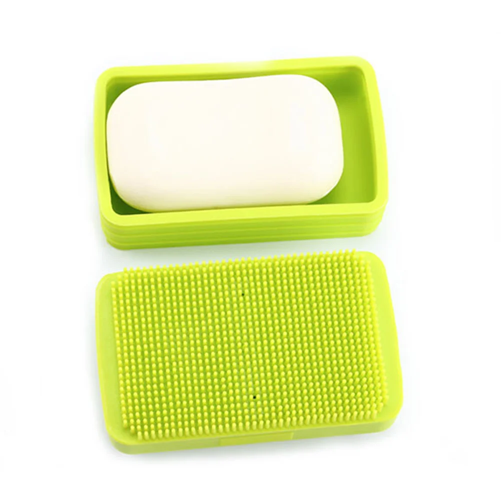 

Soap Container Box Holder Tray Bar Travel Storage Sealing Home Lock Portable Bath