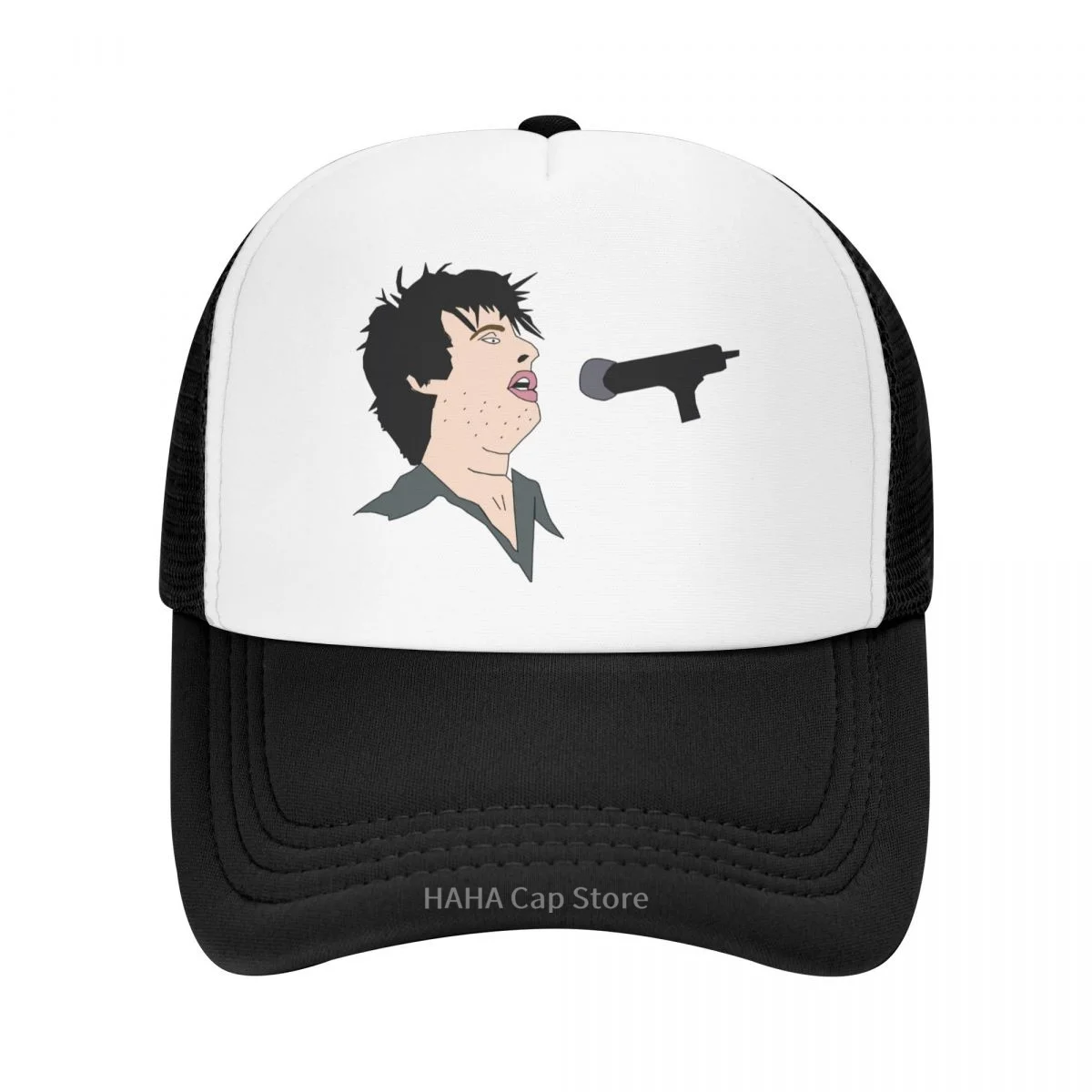 

Шапка пеющая певица с микрофоном, бейсболка, сетчатая шапка, шапка из полиэстера, популярная спортивная шапка унисекс на заказ