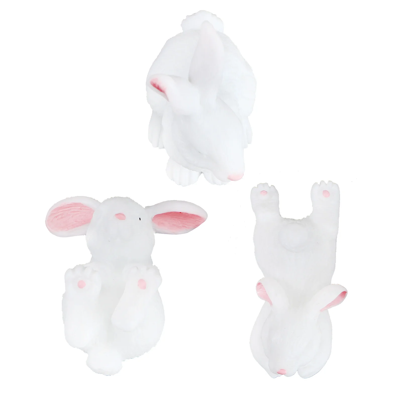 

Rabbit Easter Resin Mini Ornament Bunny Decoration Figurines Landscape Statue Garden Micro Lawn Decor Home Figurine Model Craft