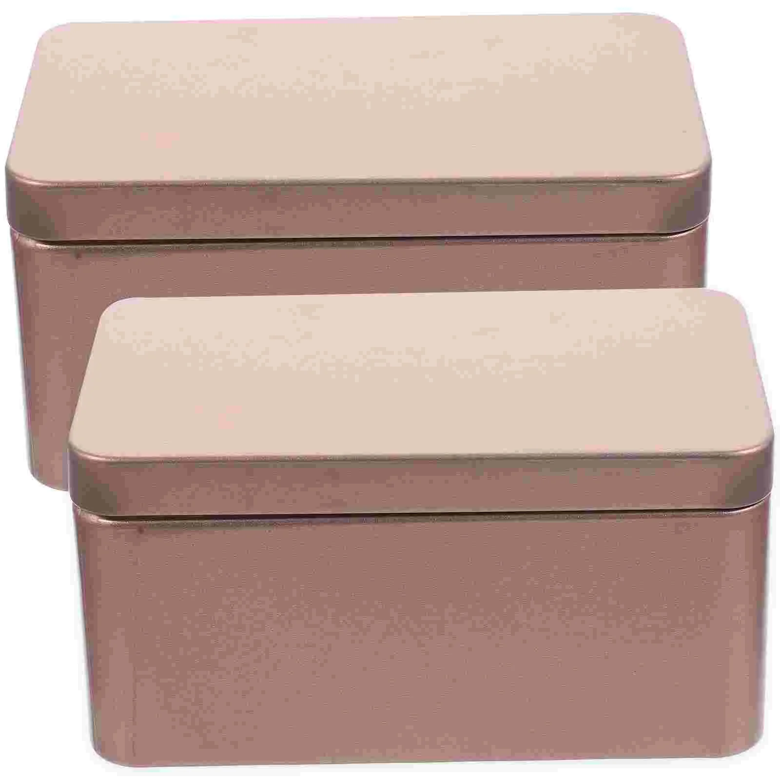 

Tea Tin Tins Box Metal Storage Container Cookieemptycandycoffee Lids Containers Tinplate Gift Organizer Jar Loose Canlid