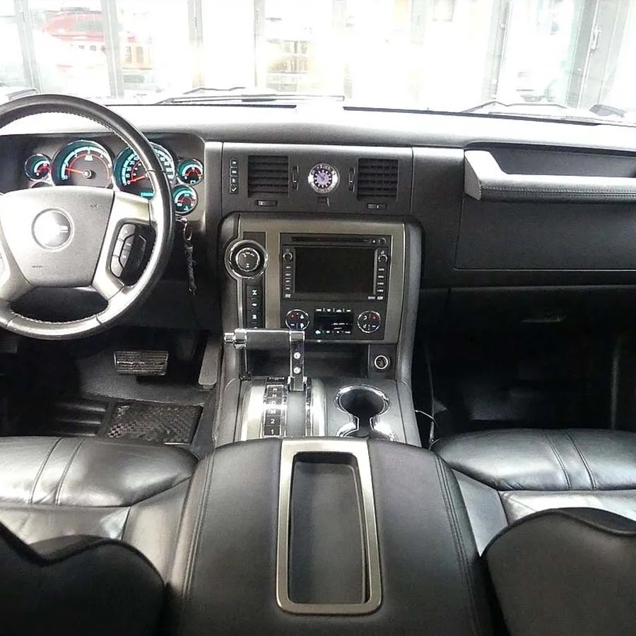 Фото Вентиляционные решетки для Hummer H2 6.2 (2003-2008), центральные передние воздуховоды кондиционера, дефлекторы, лопатки, аксессуары №3
